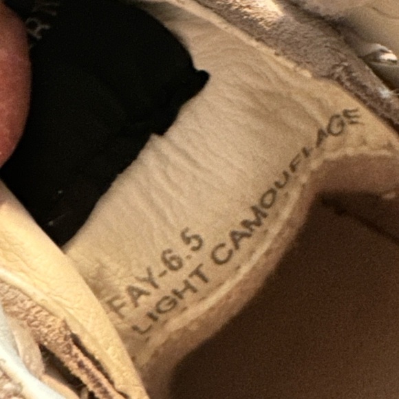 Vintage Havana High Top Fay Camo Sneakers Size 6.5 - Picture 13 of 13